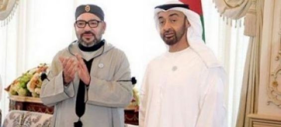King Mohammed VI and the Crown Prince of the Emirate of Abu Dhabi. / DR