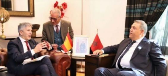 Spain's Interior Minister and his Moroccan counterpart. / DR