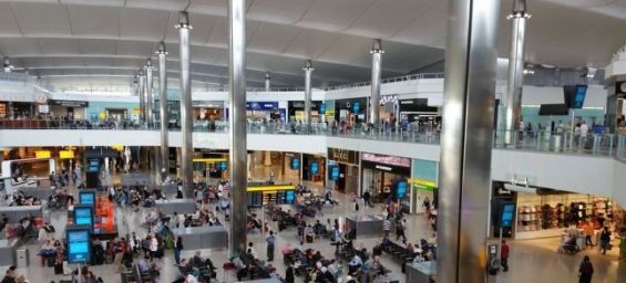 A UK airport. / DR