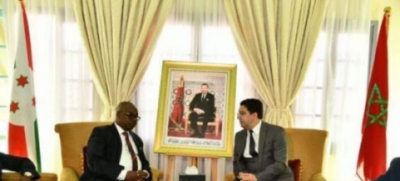 Foreign Affairs Minister Nasser Bourita and his Burundian counterpart. / Foreign Ministry