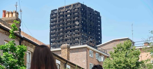 The Grenfell Tower inquiry is hearing evidence this week into the cause of the fire./Ph. Niklas Halle'N/AFP