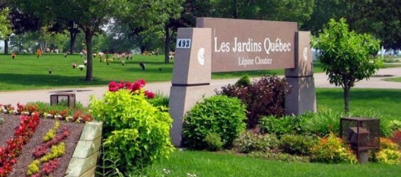 Les Jardins Québec, a cemetery at Saint-Augustin-de-Desmaures city./Ph. Lépine Cloutier 