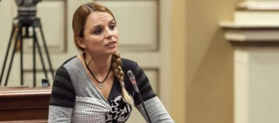 The secretary general and spokesperson for Podemos Canarias, Noemi Santana./Ph. DR