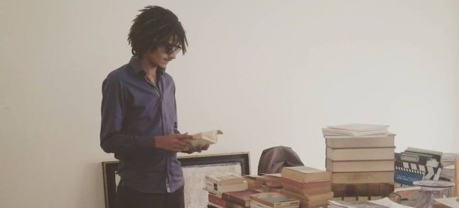 Reda Houdaifa by his office at home 