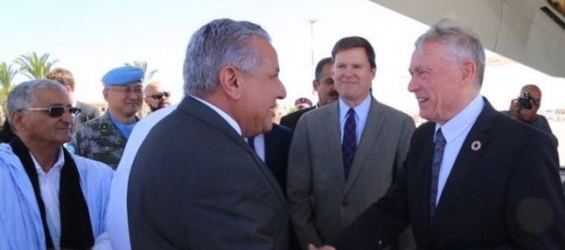 Horst Köhler during his first visit to Laayoune./Ph. DR