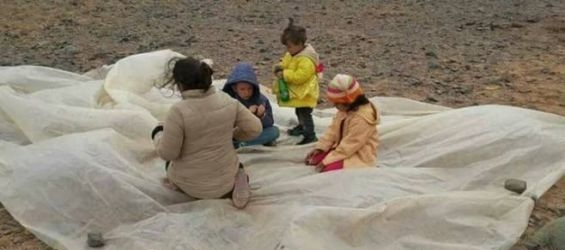 Syrian refugees in the borders area between Morocco and Algeria./ Ph. Facebook Figuig Photographie