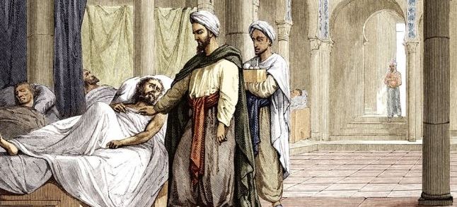 A painting of a Muslim bimaristan. / DR
