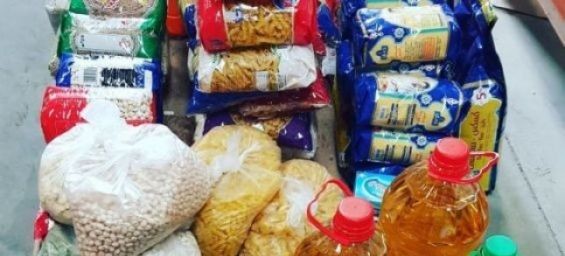 A food basket by the Food Bank. / Banque Alimentaire-Facebook