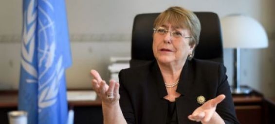 The UN High Commissioner for Human Rights, Michelle Bachelet. / DR