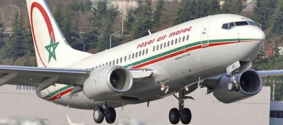 A Royal Air Maroc plane allowed to cross the Egyptian airspace./Ph. DR