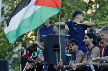 Israeli Defense Minister criticizes Lamine Yamal over Palestinian flag