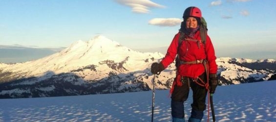 Bouchra Baibanou, the first Moroccan woman to climb Mount Everest./Ph. 2M.ma