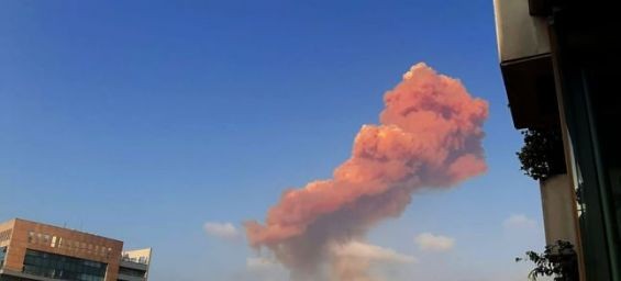 The Beirut explosion. / DR