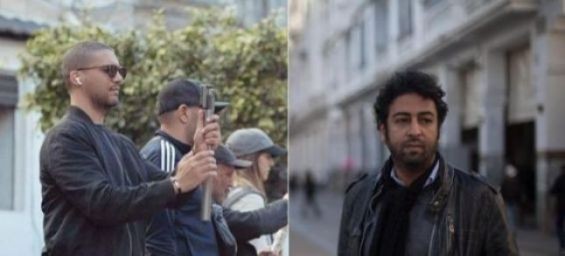 Algerian journalist Khalid Drareni and Moroccan journalist Omar Radi. / DR