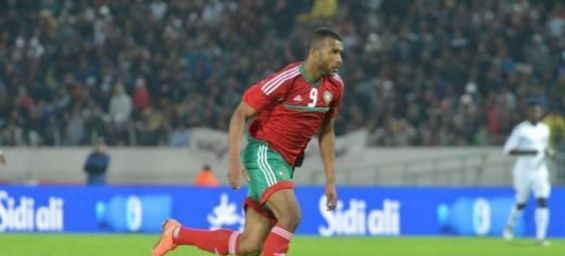Moroccan footballer Ayoub El Kaabi. / DR