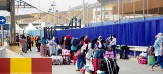 The first repatriation operation of Moroccans stranded in Ceuta on September 30. / DR