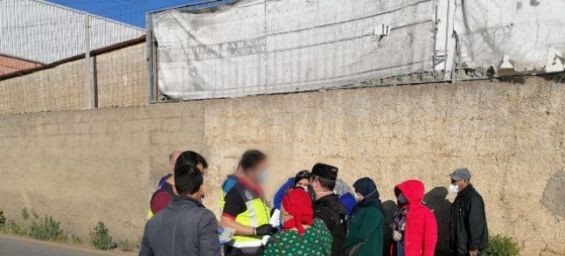 A group of Moroccans stranded in Ceuta to be repatriated Monday. / Ph. Juanjo Coronado-Ceuta TV