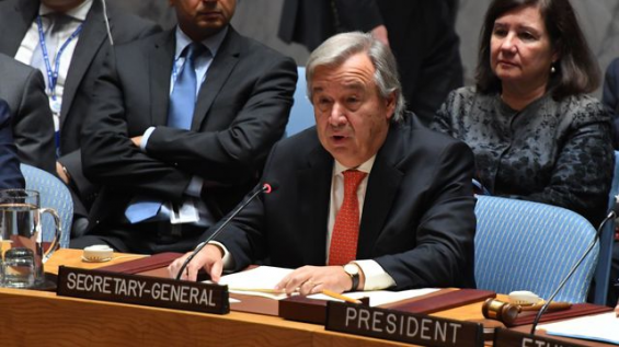 UN Secretary-General Antonio Guterres. / DR