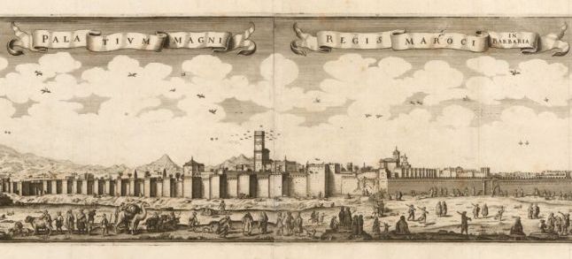 Marrakech in 1640 by Dutch painter Adriaen Matham. / Ph. DR