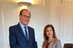 Maroc-France : Samira Sitaïl rencontre le président de la Commission des Affaires étrangères de l'Assemblée