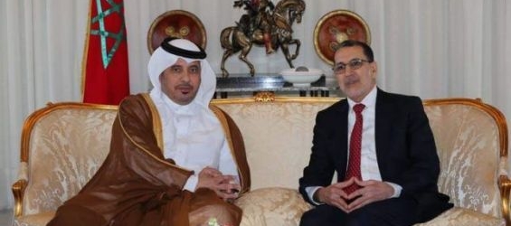 Qatari Prime Minister Abdillah bin Nasser bin Khalifa Al Thani  and his Moroccan counterpart, Saadeddine El Othmani./Ph. DR