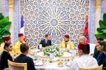 Maroc - France : Dîner officiel en l'honneur d'Emmanuel Macron et de son épouse Brigitte Macron