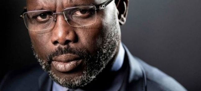 Liberian President George Weah who was also a footballer./Ph. DR