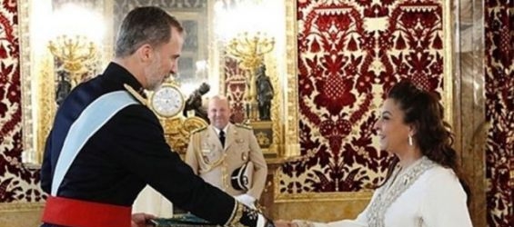 King Felipe receives Wednesday Morocco's ambassador to Spain./Ph. DR
