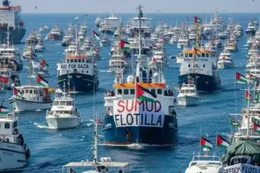 إسرائيل: نشطاء مغاربة ضمن أسطول الصمود يدخلون في إضراب عن الطعام احتجاجا على الاحتجاز