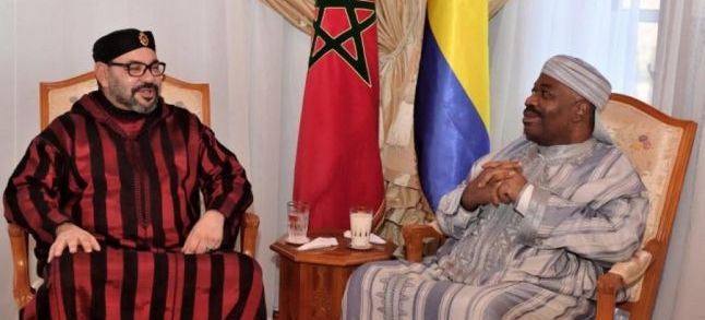 King Mohammed VI and Gabonese President Ali Bongo./Ph. DR