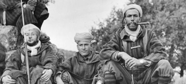 Moroccan Goumiers, an army that helped France liberate Corsica./Ph. DR