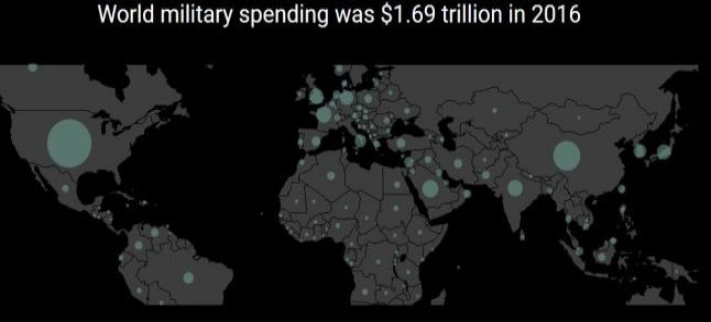 Morocco spent $ 3 293 million on military weapons, equipments and research in 2016./Ph. SIPRI