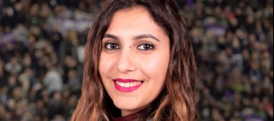 Dina Bousselham, a Moroccan politician living in Spain./Ph. DR