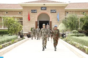 المفتش العام للقوات المسلحة الملكية يتباحث مع قائد قوة المينورسو