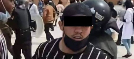 The man who appeared in videos hitting demonstrators in Rabat sentenced to one year in prison