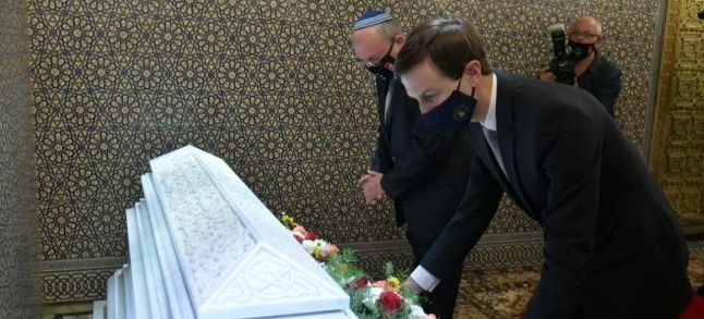 Donald Trump Senior Advisor Jared Kushner at the Mohammed V Mausoleum. / DR