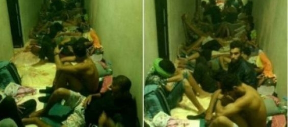 Moroccan nationals detained in Libya./Ph. DR