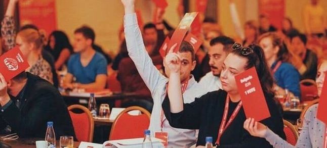 The International Union of Socialist Youth./Ph. DR