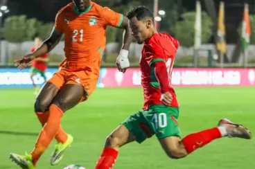 المنتخب المغربي لكرة القدم لأقل من 23 سنة يتعادل مع نظيره الإيفواري 2-2