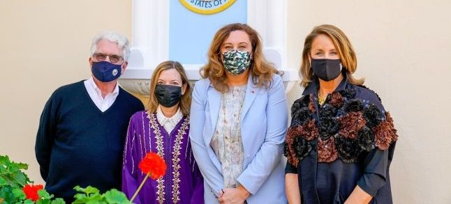 U.S. Assistant Secretary for Educational & Cultural Affairs Marie Royce in Morocco. / DR