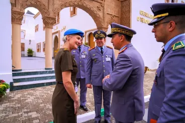 L’inspecteur général des FAR reçoit la conseillère militaire par intérim de l’ONU