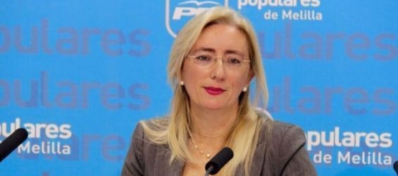 The People's Party MP Carmen Dueñas in Melilla. / Ph. DR