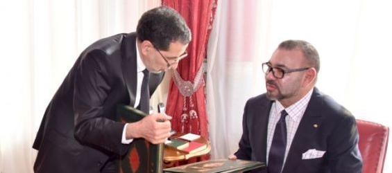 King Mohammed VI and Prime Minister Saadeddine El Othmani./Ph. DR