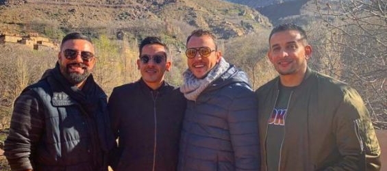 Moroccan celebrities visit Imlil to promote tourism./Ph. DR
