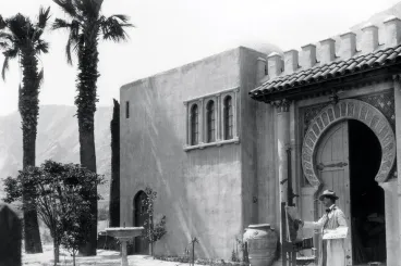 What is a piece of Morocco doing in the California desert?