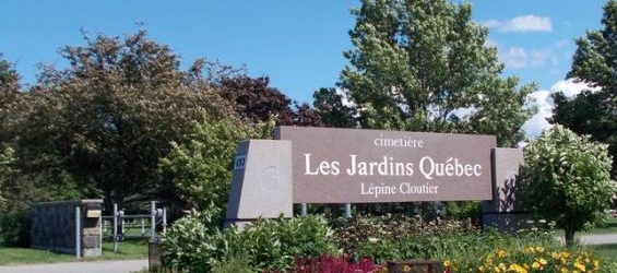 Les Jardins Québec, a cemetery at Saint-Augustin-de-Desmaures city./Ph. Lépine Cloutier 
