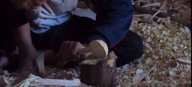 Marrakech : Traditional wooden spoons, manually carved to serve Ramadan’s famous dish