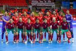 Futsal : premier entrainement des Lions de l'Atlas avant leur match contre le Brésil