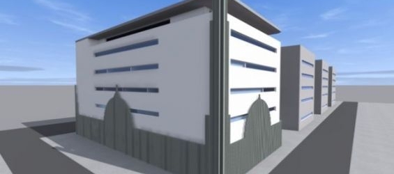 The project of a luxurious mosque in Fribourg, Switzerland./Ph. DR