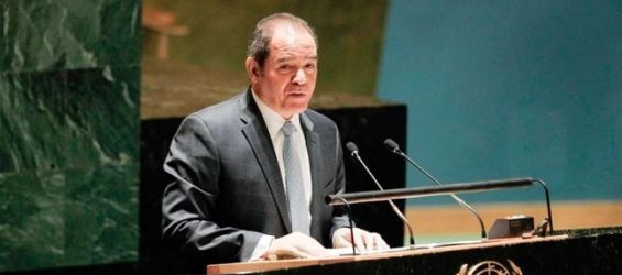 Algeria's permanent representative to the United Nations Sabri Boukadoum./Ph. DR